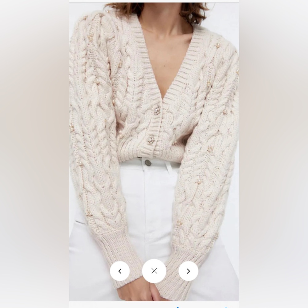 Cable knit Cardigan